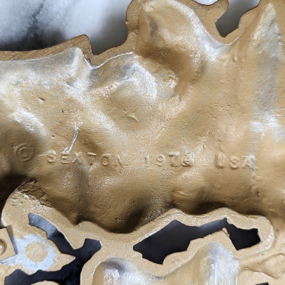 Sexton Wall Decor Sexton Vintage Retro Cast Metal Wall Plaque Girl